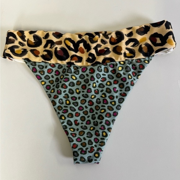 Farm Rio Multi-Colored Leopard Bikini Bottom Size XS - Picture 3 of 8